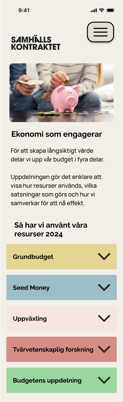 printed sticky notes glued on board